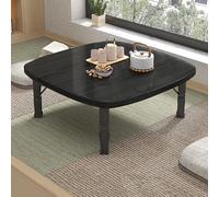 STCERY Mesa De Piso Japonesa De Madera, Mesa Baja De Tatami, Diseño Plegable, Escritorio Ensanchado, Ahorra Espacio, para Sala De Estar, Comedor Y Oficina(Black 2,70 * 70 * 30cm/27.5 * 27.5 * 11.8in)