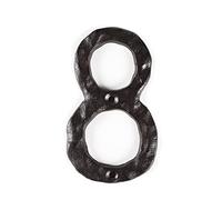 STCREE Números de casa de hierro fundido, 14,5 cm, números de buzón para casa, buzón, apartamento, hotel, puerta, gabinete (8)