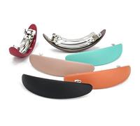 STCRERAG 6 PCS Pasador de Pelo Franceses, Pinzas para el Cabello de Acrílico, Clip de Pelo Vintage Francés de 6 Colores, Pasadores Automáticos Minimalista Para Mujeres Niñas Cabello Largo/Grueso/Fino