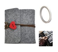 STCRERAG Álbum de Fotos Personalizado 19 x 17,5 cm para Pegar y Escribir Kit Álbum de Fotos Scrapbook Recortes con Cinta de Doble Cara Álbum de Fotos para Bebé, Pareja, DIY Regalos de Boda, Cumpleaños