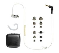 stdgove Auricular táctico de policía encubierto de 3,5 mm, microaltavoz HDLO sin cámara, diseño solo escucha para seguridad de las fuerzas del orden, uso durante todo el día, funciona con la mayoría