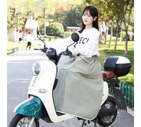 STDNERY Manta Enrollable De Invierno con Tiras Reflectantes Y Bolsa, Funda Impermeable For Las Piernas del Patinete, Delantal Universal For Proteger Las Piernas del Patinete(Military Green)