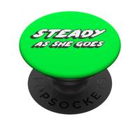 Steady as She Goes | 2000's Music Song White PopSockets PopGrip Adhesivo