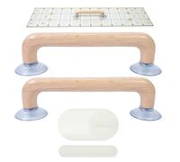 Steady Grab, Acrylic Ruler Piece, Precision Cutting Device, Vacuum Locking Design, Seamless Crafting Functionality, Top Quilter Selection, Single Unit Solid Non Slip Rubber Base Pad