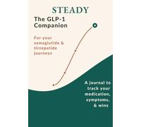 Steady: The GLP-1 Companion: A 90-Day Journal & Tracker for Weekly Injections, Side Effects, Dose Titration & Doctor Visits - for Semaglutide & Tirzepatide