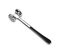 Steak Hammer Heavy Chicken Chop Beef Pork Lamb Tenderizer Kitchen Gadgets Stainless Steel Dishwasher Safe Marinated Heavy Duty Food Hammer (black)-WG
