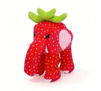 Steal a Brainrot De Peluche, Peluche De Robar Un Cerebro, Italian Brainrot Peluche, Divertido Meme Italiano de Animal de Peluche, Divertido Regalo para los Fans, para decoración (Elefante de fresa)
