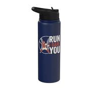 Steal I Dare You Baseball Catcher Baseball Player Baseball Stainless Steel Insulated Water Bottle