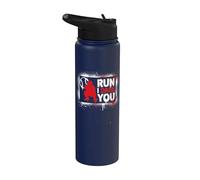 Steal I Dare You Baseball Catcher Baseball Player Baseball Stainless Steel Insulated Water Bottle