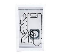 Stealkey Customs Lian Li O11D Mini Front MK2 D5 Distroplate - Acryl - weiß