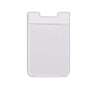 Stealodeal Funda para teléfono móvil, multiusos, autoadhesiva, para tarjetas y auriculares, bolsillo para chaqueta, Blanco, Automotrices