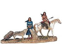 StealStreet George S. Chen Imports SS-G-11393 Native American Couple Collectible Indian Figurine Sculpture Statue