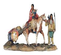 StealStreet SS-G-11392 Familia de indios nativos americanos Figurilla india coleccionable Escultura Estatua