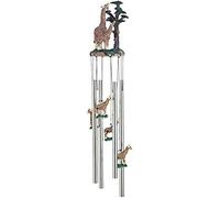 StealStreet ss-g-41016 carillón de Viento Round Top Jirafa con bebé Campana de Viento de jardín decoración