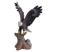StealStreet SS-G-54164 Small Brown & White Bald Eagle Soaring from Tree Figurine 6.75""""
