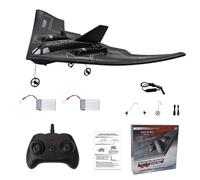 Stealth Bomber, Fx632 B-2 Remote Control Fighter, Foam Model Aircraft Drone Toy, Suitable for Children and Adults(2 Battery)