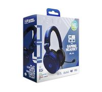 STEALTH C6-100 - Auriculares para juegos para PC, color azul, compatibles con consolas de la generación actual, con micrófono flexible, conector de 3,5 mm, cable de 1,5 m, ligeros, cómodos y duraderos