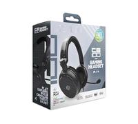 STEALTH C6-100 - Auriculares para juegos para PC, color gris, compatibles con consolas de la generación actual, con micrófono flexible, conector de 3,5 mm, cable de 1,5 m, ligeros, cómodos y duraderos