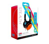 Stealth C6-50 Casco Gaming Estéreo Azul/Rojo Neón, para Xbox One, Series S/X, PS4/5, PC, móvil y Tablet, Plegables, potentes Altavoces de 40mm, Conector de 3.5mm