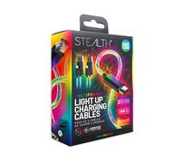 STEALTH Cable de carga USB-C (2x 2 m) con iluminación LED