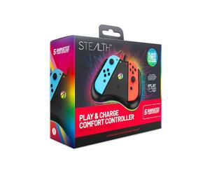 STEALTH Light-Up Play & Charge Comfort Controller Compatible con los Joy Controllers de Switch