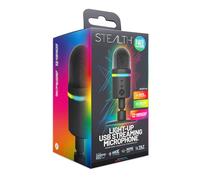 STEALTH Micrófono de transmisión USB LED iluminado con función de cancelación de ruido