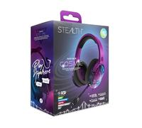 STEALTH PANTHER Cosmic - Auriculares Gaming Over Ear compatibles con PS4/PS5, XBOX, Switch, PC con micrófono flexible, Jack de 3.5mm, cable de 1.5m, ligero, cómodo y duradero