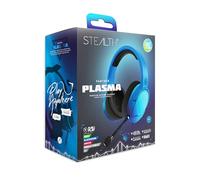 Stealth Panther Plasma Blue - Auriculares Gaming Over Ear compatibles con PS4/PS5, Xbox, Switch, PC con micrófono Flexible, Jack de 3.5mm, Cable de 1.5m, Ligero, cómodo y Duradero