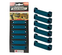 StealthMounts Bench Belt Plus,Soporte universal para herramientas,Cinturón de banco + juego,Base de almacenamiento perfecta para herramientas eléctricas, cintas métricas y clips de cinturón (azul)