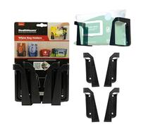 StealthMounts - Portalimpiaparabrisas, juego de 2 soportes para limpiaparabrisas y estantes de almacenamiento para taller, garaje y estaciones de limpieza - Fabricado en el Reino Unido