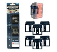 StealthMounts Soporte de batería Bosch de 18 V, paquete de 6 unidades, soporte de batería Bosch, almacenamiento de batería Bosch, soporte de batería Bosch de 18 V, soporte de pared para batería Bosch