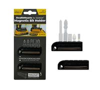 StealthMounts Soporte magnético negro para brocas Dewalt XR y Flexvolt | Organizador de brocas | Soporte perfecto para brocas e impactos Dewalt XR y Flexvolt (paquete de 2)
