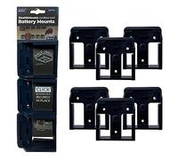 StealthMounts Soportes de batería para Bosch Professional 18v (azul) - Paquete de 6