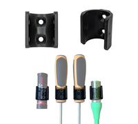 StealthMounts Uni Mounts - Paquete de 5 unidades | Soporte Uni para marcadores de tiza, destornilladores, baterías de litio USB, color negro, paquete de 5, fabricado en el Reino Unido