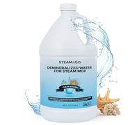 Steam and Go Steam & Go Agua desmineralizada - Limpiador multisuperficie, listo para usar, sin PVC, para fregonas y vaporizadores de suelo, ideal para cocina, baño y hogar