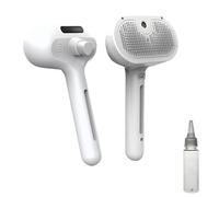Steam Brush for Dogs, 3-in-1 Pet Steam Brush for Shedding, Mist Massage Brush Dog, Dog Grooming Tool for All Hair Types (White)