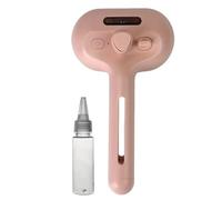 Steam Brush, Misting Comb, Rechargeable Battery Large Tank Lightweight Ergonomic Handle Portable Comfort Battery Powered, Pet Grooming Brush for Cats Dogs Home, 21.1*12*5cm, White, Pink, Black, Green