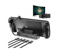 Steam Deck docking station, 5-in-1 Steam Deck dock with HDMI 2.0 4K