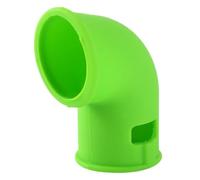 Steam Diverters FmQ828 - Juego de 2 tubos de desvío de silicona (verde, 7,5 x 4 cm)