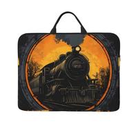 Steam Engine - Funda para portátil de 14 pulgadas, diseño vintage de tren para mujeres y hombres, resistente al agua, bolsa de transporte para computadora de negocios, a prueba de golpes