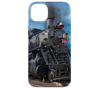Steam Locomotive Train Vintage Railfan Carcasa para iPhone 14 Plus