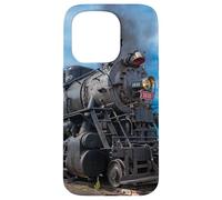 Steam Locomotive Train Vintage Railfan Carcasa para iPhone 15 Pro