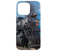 Steam Locomotive Train Vintage Railfan Carcasa para iPhone 15 Pro MAX
