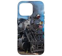 Steam Locomotive Train Vintage Railfan Carcasa para iPhone 16 Pro