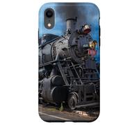 Steam Locomotive Train Vintage Railfan Carcasa para iPhone XR