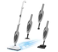 Steam Mop - 10-in-1 MultiPurpose Handheld Steam Cleaner Detachable Floor Steamer for Hardwood/Tile/Laminate Floors Carpet with 11 Accessories for Whole Home Use.