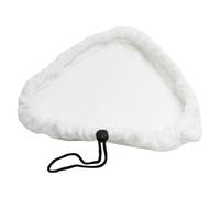 Steam Mop Pads - 11.02in Triangle Microfiber Pad | Reusable Washable Steam Mop Covers For Steamboy X5 And, White Fiber Replacement Cleaning Pads With Drawcord Tie For Floor