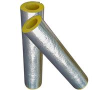 Steam Pipe Boiler Insulation Sleeve, Self-Adhesive , Aluminum Foil Glass Wool , Material(ID34MM/THK50MM)