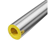 Steam Pipe Insulation Sleeve,Aluminum Foil Glass Wool ,Fireproof Heat for Boilers/Industrial Pipes,27-273mm ID(ID 76mm/2.99"TH 30mm/1.18")