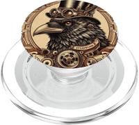 STEAM PUNK CROW sociedad steampunk PopSockets PopGrip para MagSafe